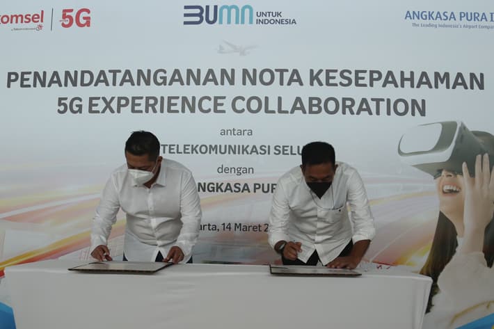 Telkomsel dan Angkasa Pura II Kolaborasi Perluas Akses 5G