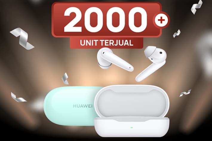 Huawei FreeBuds SE Terjual Lebih dari 2.000 Unit di Hari Pertama Penjualan