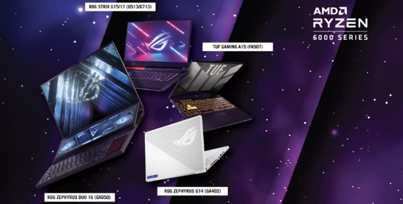 6 Laptop Gaming ASUS Terbaru dengan AMD Ryzen 6000 Series