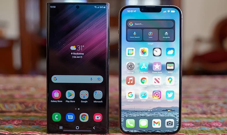 Samsung Galaxy S22 Ultra VS iPhone 13 Pro Max