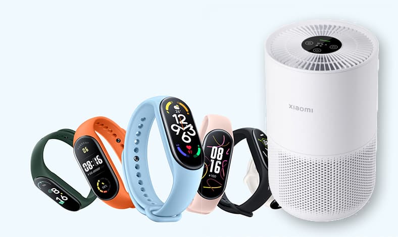 Xiaomi Smart Band 7 dan Air Purifier 4 Compact