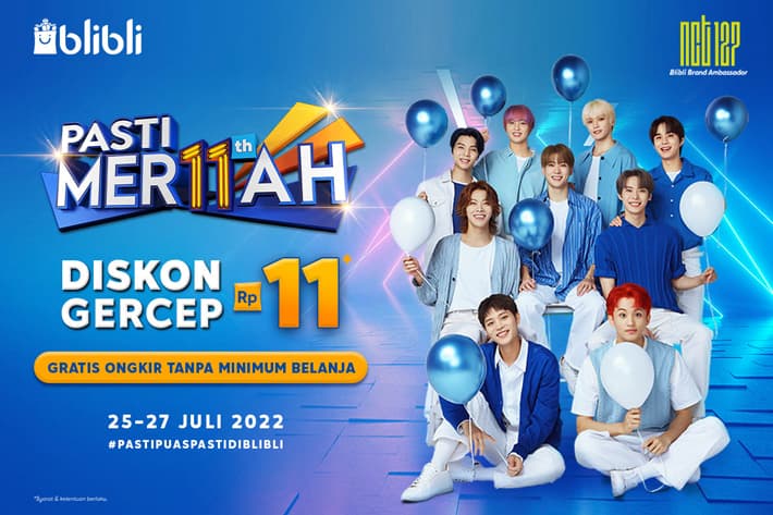 Blibli HUT Ke-11, Tebar Diskon Hingga Hadirkan NCT 127