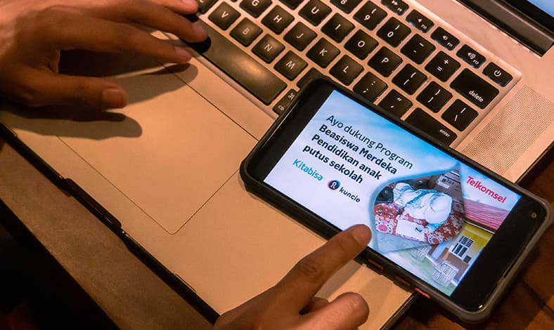 Donasi Digital Telkomsel Poin
