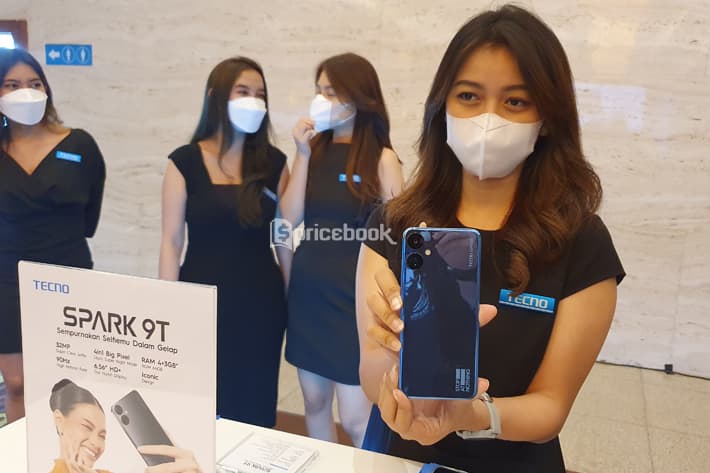 harga tecno spark 9t