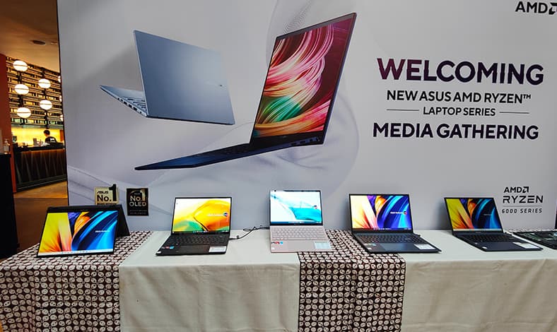 Laptop Asus AMD Ryzen Zenbook S 13 OLED (UM5302) dan Vivobook 14X (M1403)