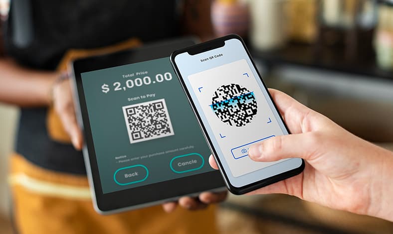 Cara Scan QR Code