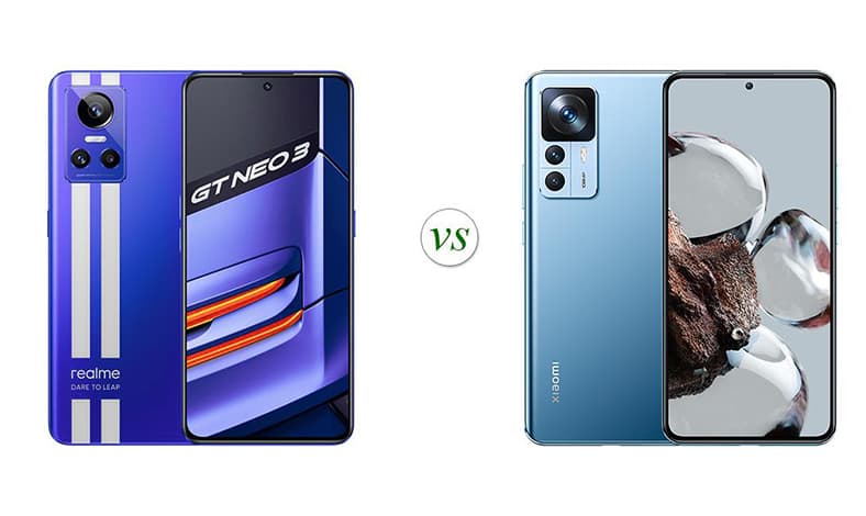 Xiaomi 12T vs realme GT Neo 3, Perang Layar 120Hz Baterai 5000 mAh