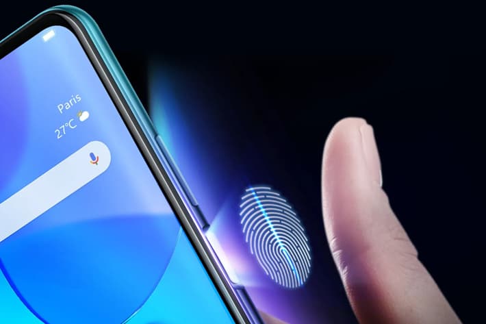hp fingerprint di samping terbaik