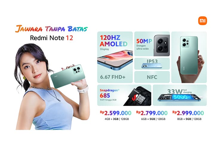 harga redmi note 12