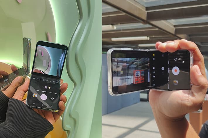 cara kreatif bikin konten medsos pakai galaxy z flip5