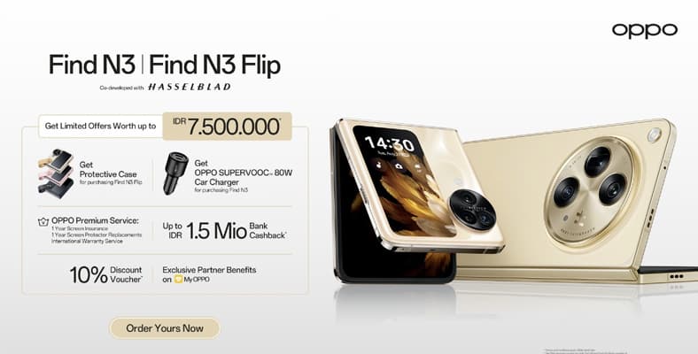 OPPO Find N3 Flip Resmi Hadir di Indonesia, Harga 15 Jutaan-4