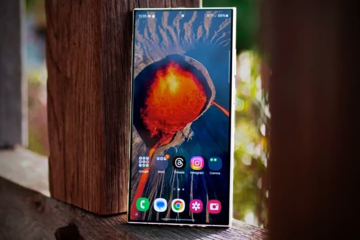 Layar Galaxy S24 Ultra