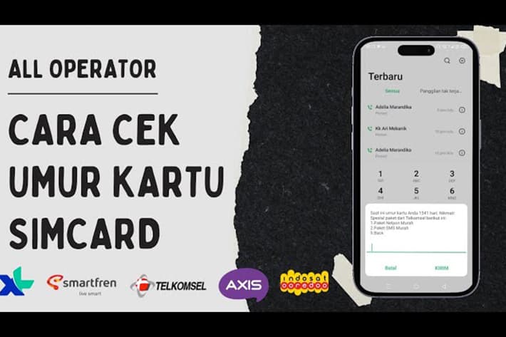 Cara cek Umur Simcard