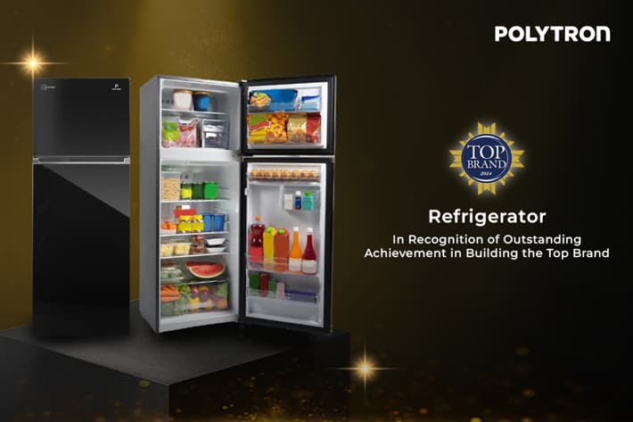Kulkas Polytron Belleza Raih Penghargaan Top Brand Award 2024-1