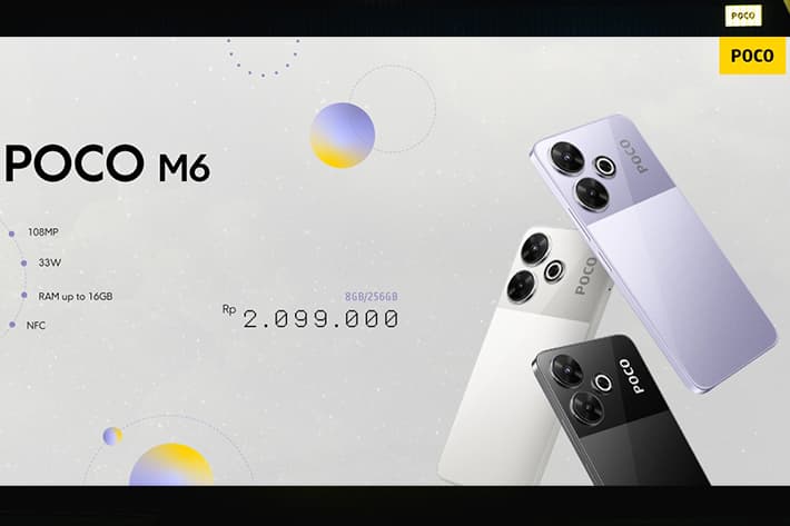 POCO M6, POCO F6, dan POCO PAD