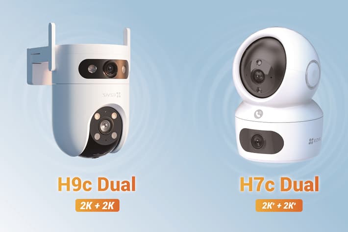 EZVIZ Smart Camera H9c dan H7c, CCTV dengan Lensa Ganda
