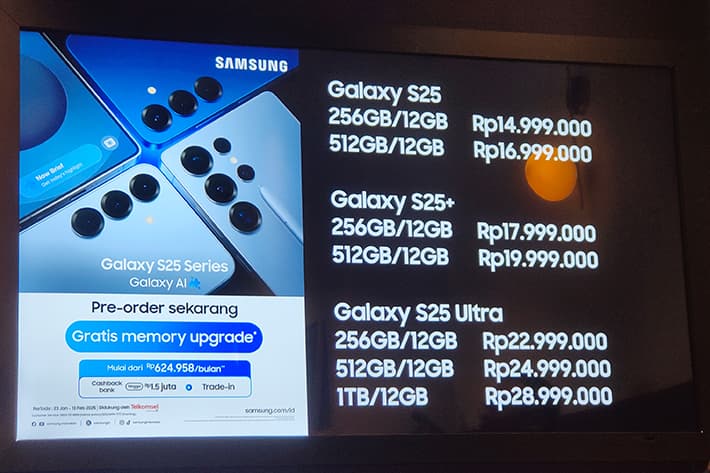 promo pre order galaxy s25 series