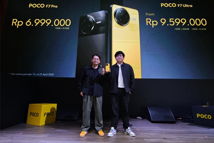 POCO F7 Pro dan F7 Ultra Resmi di Indonesia, Harga Mulai 6 Jutaan