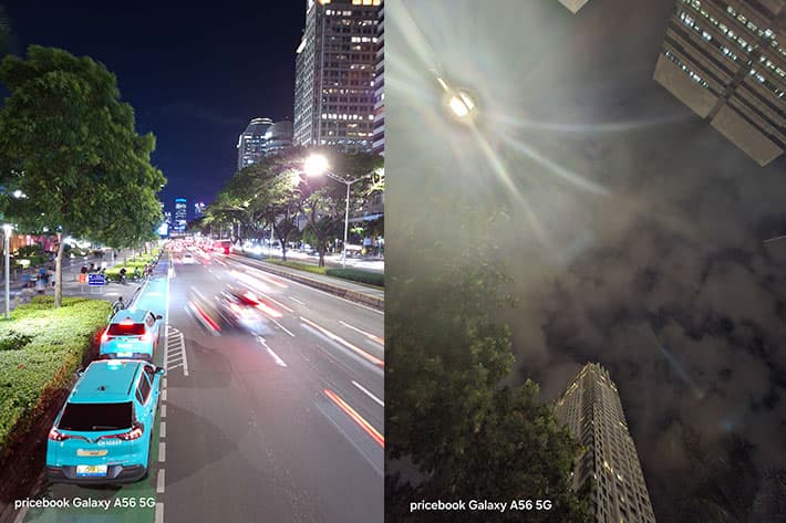 Hasil Foto Galaxy A56 5G Malam Hari