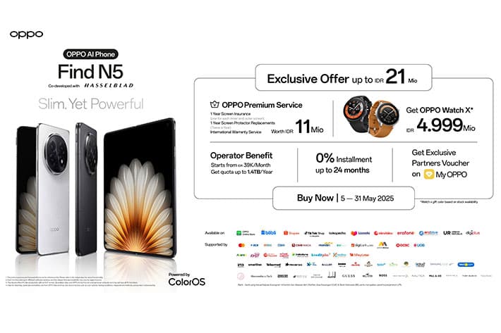 OPPO Find N5 habis terjual