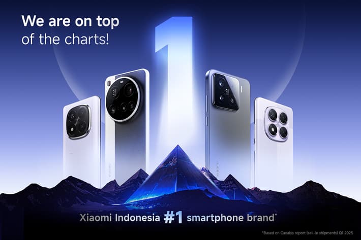 Xiaomi Puncaki Pasar Smartphone Indonesia di Kuartal Pertama 2025