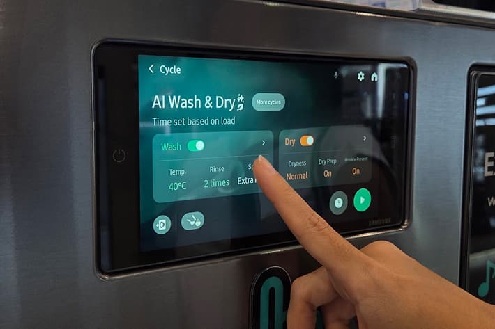 Bespoke AI Laundry Combo™ berkapasitas 25 kg