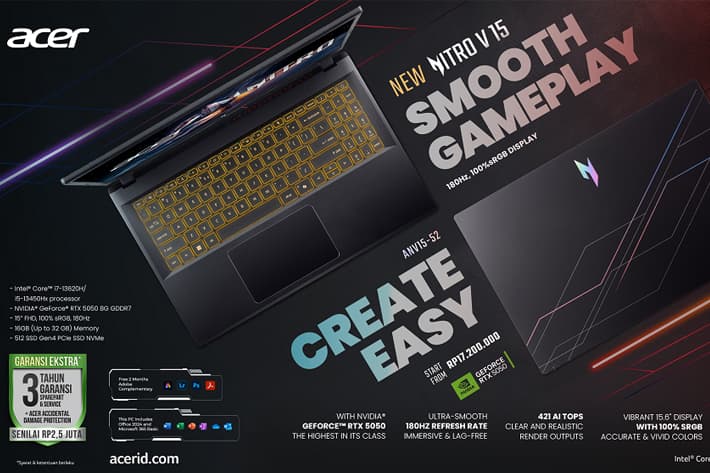 Acer Nitro V15 terbaru 2025