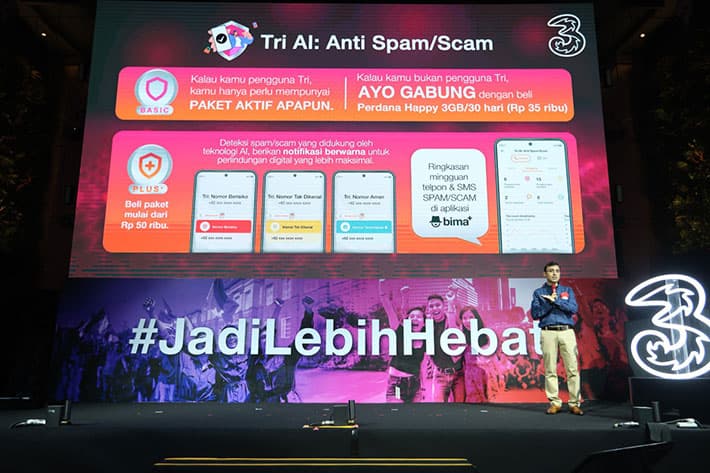 Tri Luncurkan AI Anti Spam/Scam 5G