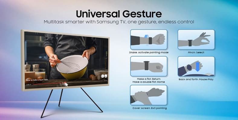 Tanpa Remote, Kontrol TV Samsung Pakai Gerakan Tangan