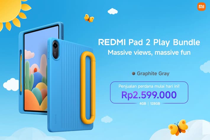 REDMI Pad 2 Play Bundle, Sahabat Cerdas dan Aman untuk Kreativitas Buah Hati-0