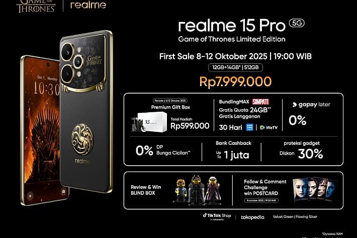 Harga Resmi realme 15 Pro Game of Thrones Limited Edition-3