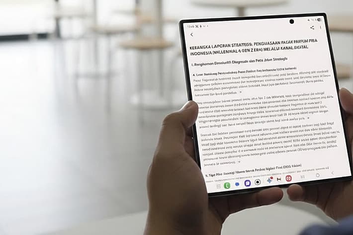 Galaxy Z Fold7 dengan Gemini AI, Rahasia Kerja Cepat Pebisnis!