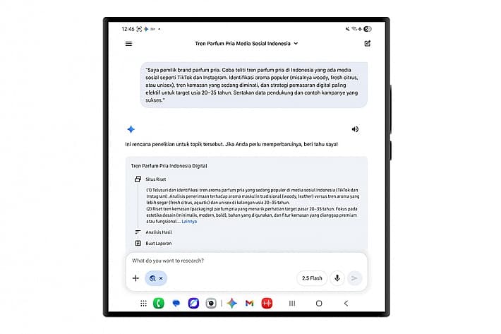 Galaxy Z Fold7 dengan Gemini AI, Rahasia Kerja Cepat Pebisnis!