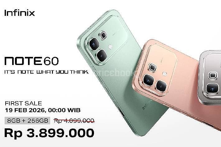 Harga Infinix NOTE 60 Terbaru 2026 di Indonesia, Baterai 6500mAh & Audio JBL Mulai 3,5 Jutaan-1