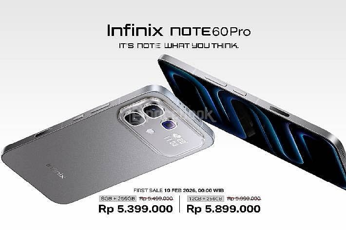 Harga Infinix NOTE 60 Pro Terbaru 2026 di Indonesia, Snapdragon 7s Gen 4 Mulai 4,9 Jutaan-1