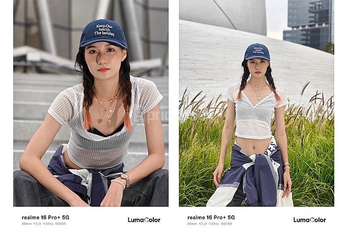 hasil foto realme 16 series