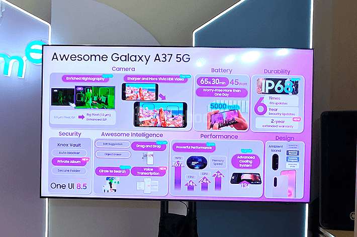 Spesifikasi Samsung Galaxy A37 5G