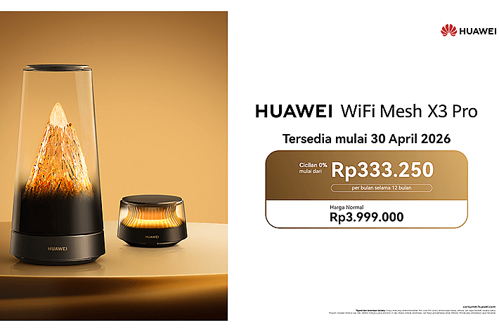 Huawei WiFi Mesh X3 Pro: Spesifikasi, Harga, dan Promo