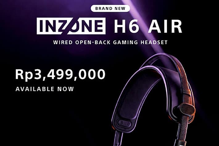 Sony INZONE H6 Air Resmi Hadir, Headset Gaming Open-Back Super Ringan-5